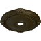 Ekena Millwork Heaton Ceiling Medallion (Fits Canopies up to 6 1/2"), 27 1/2"OD x 3 7/8"ID x 2 1/4"P, Green Gold CM27HEGGS - alternate 2